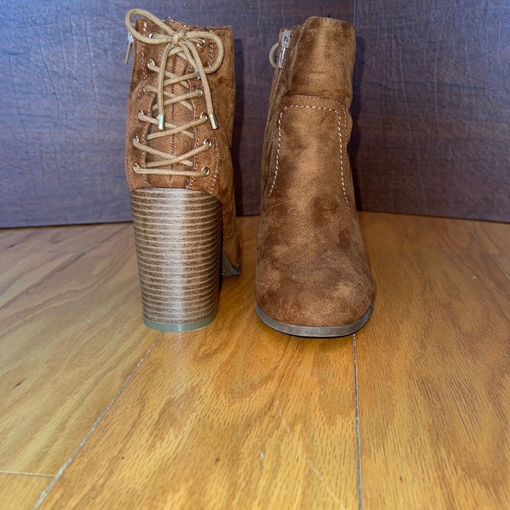 Brown booties